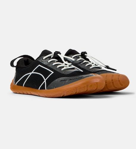 Baskets garçon PEU PATH KIDS Blanc naturel+Noir 7 - vertbaudet enfant 