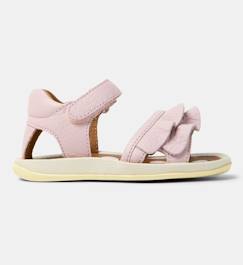 Chaussures-Chaussures bébé 17-26-Sandales fille cuir BICHO FW TWINS