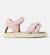 Sandales fille cuir BICHO FW TWINS Blanc naturel+Rose pastel 6 - vertbaudet enfant 