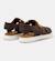 Sandales garçon cuir ORUGA Marron moyen 4 - vertbaudet enfant 