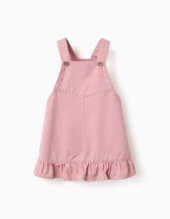 Bébé-Robe, jupe-Robe salopette en sergé avec ourlet à volants