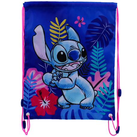 Poches de natation à cordons stitch imprimé tropical 42 cm Bleu 1 - vertbaudet enfant 
