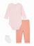 Ensemble trois pièces Beige+Saumon 7 - vertbaudet enfant 