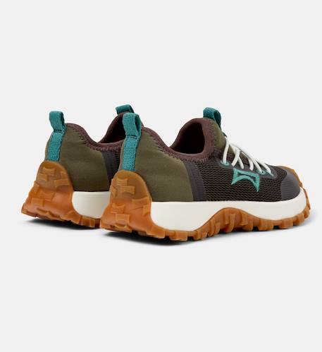 Baskets garçon cuir drift trail kids Gris vert 4 - vertbaudet enfant 