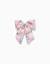 Barrette à cheveux avec nœud et imprimé stitch Rose 1 - vertbaudet enfant 
