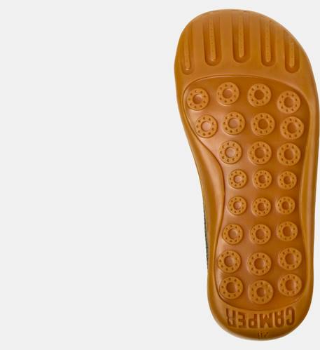 Baskets garçon cuir peu cami Vert moyen 5 - vertbaudet enfant 