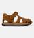 Sandales cuir BICHO Marron moyen 1 - vertbaudet enfant 