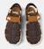 Sandales garçon cuir ORUGA Marron moyen 3 - vertbaudet enfant 