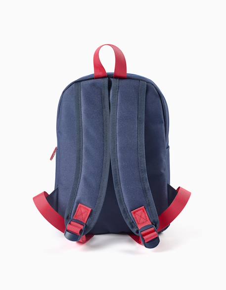 Sac à dos avec imprimés et patchs avengers Bleu foncé 3 - vertbaudet enfant 