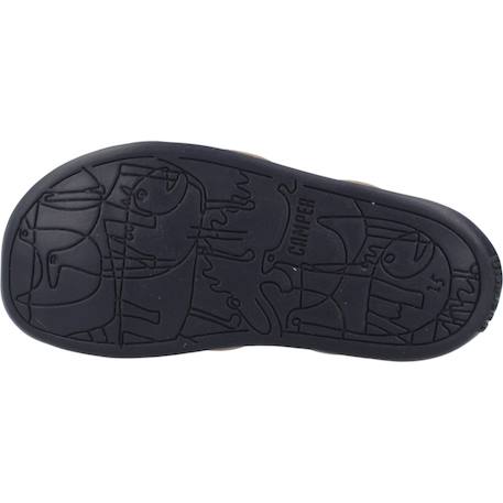 Sandales cuir BICHO Marron moyen 6 - vertbaudet enfant 