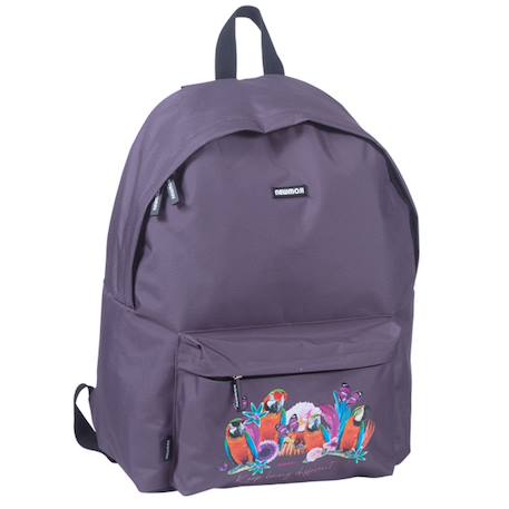 Fille-Accessoires-Fourniture scolaire-Cartable-Sac à dos scolaire newmoji polyester imprimé perroquet 43 cm