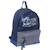 Sac à dos effet textile camps boy 42 cm Bleu / gris 1 - vertbaudet enfant 