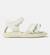 Sandales fille cuir BICHO FW TWINS Blanc naturel+Rose pastel 1 - vertbaudet enfant 