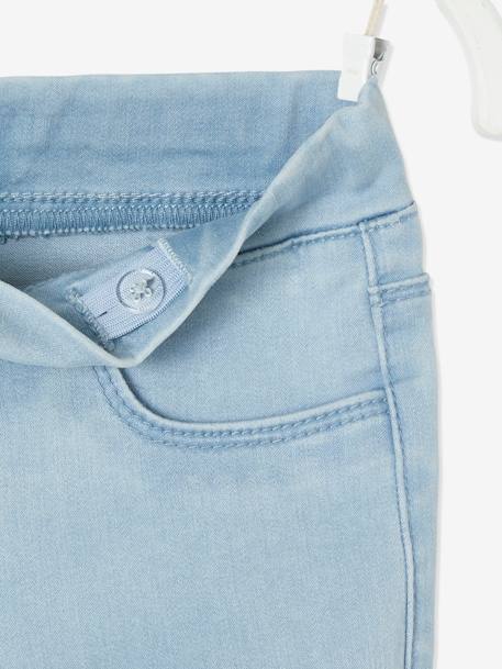 Tregging Basics en denim 'waterless' fille denim bleached+denim brut 7 - vertbaudet enfant 