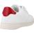 Baskets basses à scratch Blanc marino+Marine 3 - vertbaudet enfant 
