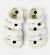 Sandales fille cuir BICHO FW TWINS Blanc naturel+Rose pastel 3 - vertbaudet enfant 