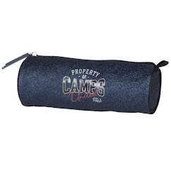 Trousse ronde cylindre 22 cm, fermeture zippée métal  - vertbaudet enfant