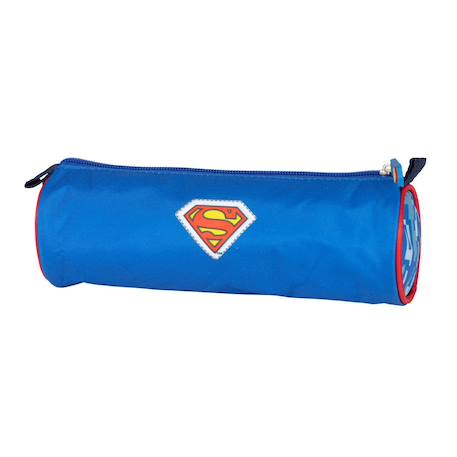 Garçon-Accessoires-Trousse ronde zip superman dc comics – 22 cm tissu doux anti-déchirures