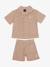 Ensemble 2 pièces Beige+Bleu roi+Lilas+Noir 1 - vertbaudet enfant 