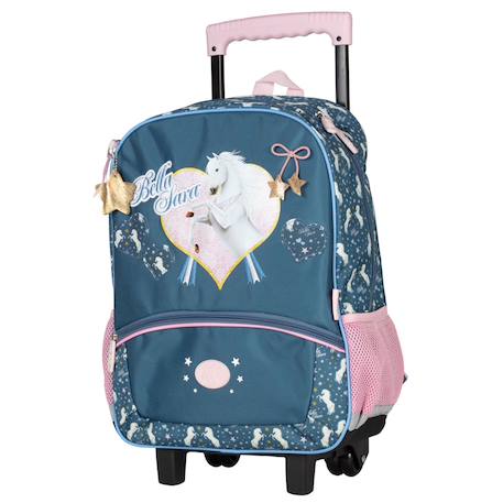 Fille-Sac à dos à roulettes fille 43 cm - motif cheval - generique bella sara
