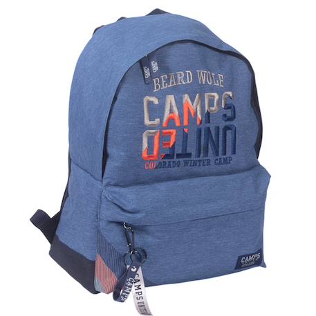 Sac à dos enfant camps 42 cm – poche zippée et dragonne Bleu 1 - vertbaudet enfant 