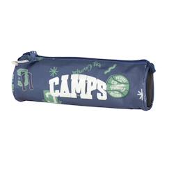 Jouet-Matériel scolaire-Trousse ronde camps – 22 cm cylindrique zippée