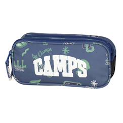 Jouet-Matériel scolaire-Trousse rectangulaire 2 compartiments zip lost tiger