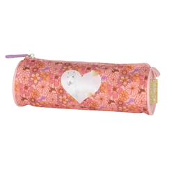 Jouet-Matériel scolaire-Trousse ronde cheval bella sara 22 cm (dream and flowers)