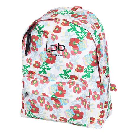 Garçon-Accessoires-Sac à dos enfant 42 cm prairie floral avec poches zippées les petites bombes