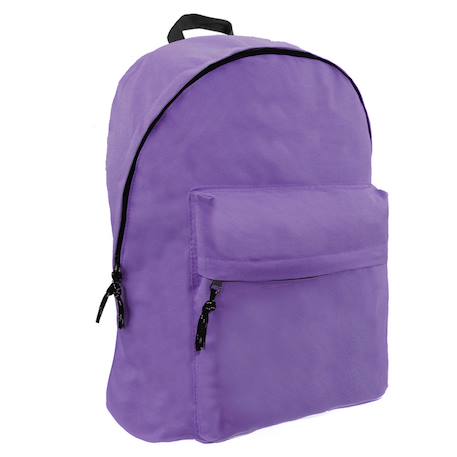 Sac à dos enfant cmp mood omega 42 cm – 2 poches zippées Violet clair 1 - vertbaudet enfant 