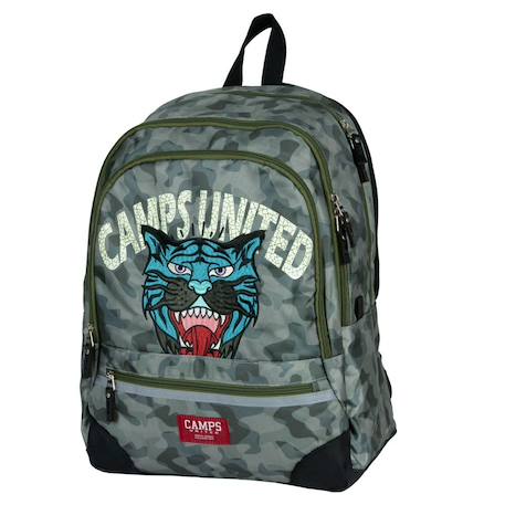 Fille-Sac à dos enfant camps 42 cm – tigre avec 2 compartiments zip