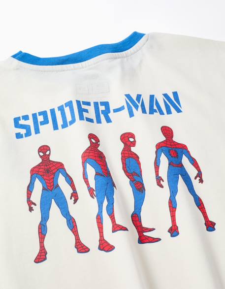 T-shirt en coton à manches longues et imprimés spider-man Blanc 4 - vertbaudet enfant 