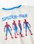 T-shirt en coton à manches longues et imprimés spider-man Blanc 4 - vertbaudet enfant 