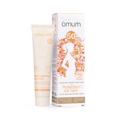 Puériculture-Crème solaire teintée spf50 sable hydratant visage ma protection joli teint - 40 ml
