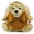 Sac à dos réversible en peluche tigre 25 cm Noir / marron / gris 1 - vertbaudet enfant 