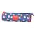 Trousse cylindrique imprimé hello kitty en tissu polyester Bleu / rouge / blanc 1 - vertbaudet enfant 