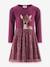 Robe avec imprimé biche fille Happy Girls bordeaux 1 - vertbaudet enfant 
