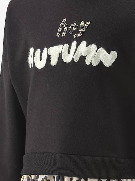 Robe Autumn fille Happy Girls noir 3 - vertbaudet enfant 
