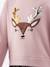 Robe avec renne à sequins fille Happy Girls rose nude 3 - vertbaudet enfant 