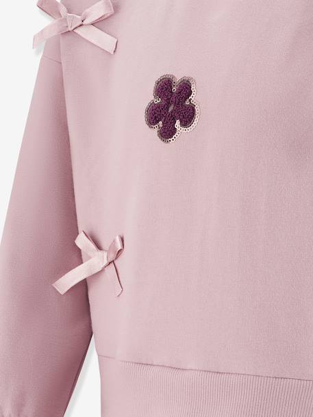 Robe 2 en 1 avec fleurs en relief fille Happy Girls rose nude 3 - vertbaudet enfant 