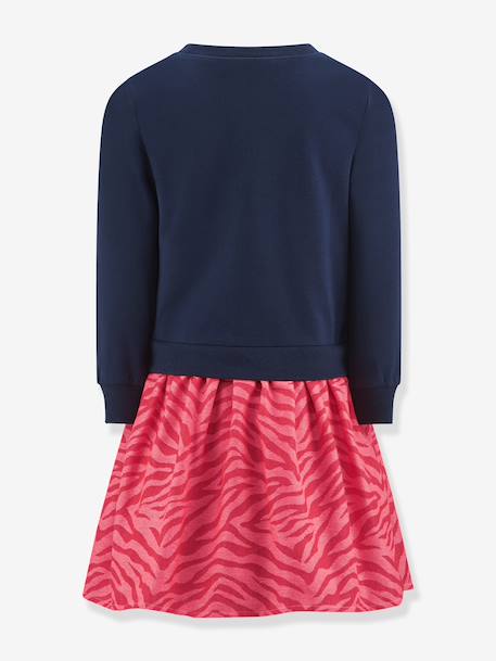 Robe avec inscription Ohlala fille Happy Girls marine 2 - vertbaudet enfant 