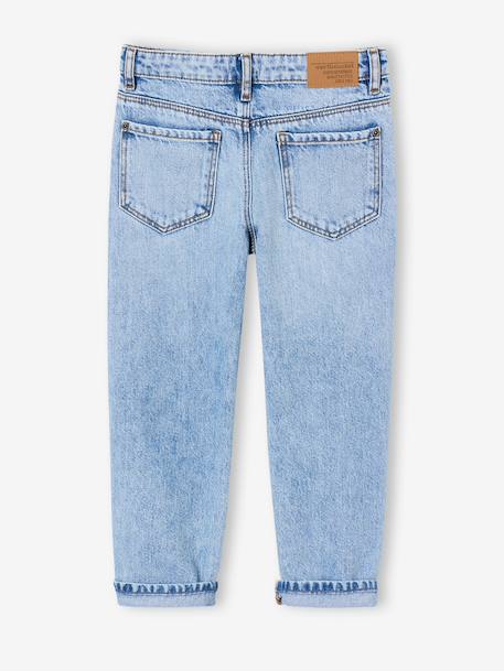 Jean droit garçon morphologie medium denim brut+stone 12 - vertbaudet enfant 