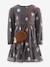 Robe en crêpe plumetis avec sac hérisson fille Happy Girls gris 1 - vertbaudet enfant 