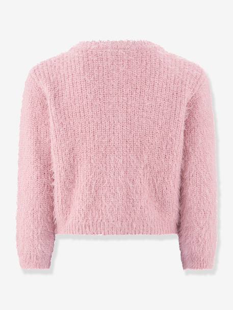 Cardigan fille Happy Girls bordeaux+écru+gris+rose nude 8 - vertbaudet enfant 