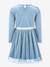 Robe en tulle avec broderie cirque fille Happy Girls bleu ciel 2 - vertbaudet enfant 