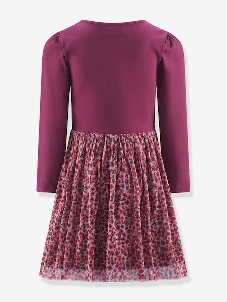 Robe avec imprimé biche fille Happy Girls bordeaux 2 - vertbaudet enfant 