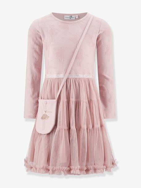 Robe en tulle avec sac fille Happy Girls rose nude 1 - vertbaudet enfant 