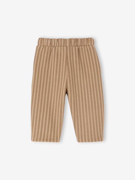 Pantalon large bébé garçon beige 2 - vertbaudet enfant 