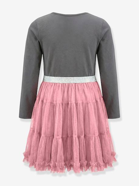 Robe avec jupe en tulle Dance fille Happy Girls vieux rose 2 - vertbaudet enfant 
