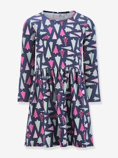 Robe avec imprimé sapins de Noël fille Happy Girls  - vertbaudet enfant